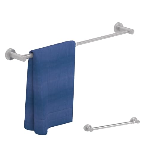2 Pack Adjustable Towel Bar (Economical-brushed Stainless Steel / 2 Pack)