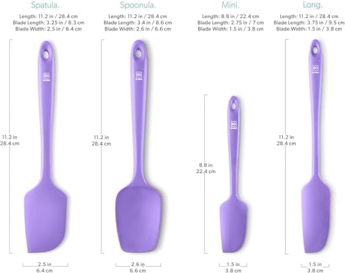 DI ORO Silicone Spatula Set (Lavender)