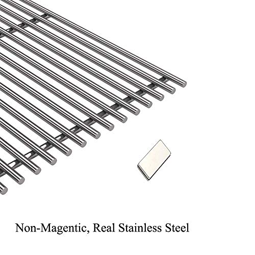 SF7241(4-Pack) 17 5/8" Stainless Steel Cooking Grid Grates Replacement for Kenmore 148.16656010, 148.23682310, 640-05057386-4, 90118. Master Forge SH3118B BG179A, BG179C Gas Grill (17 5/8" X 35")