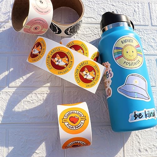Custom Stickers Label Rolls (2 Inch Square)