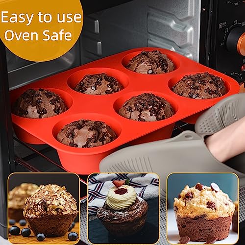 Silicone Muffin Pan Set (Regular & Mini & Jumbo)
