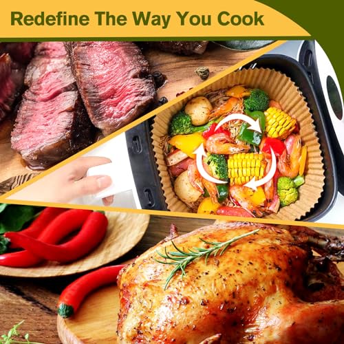 Small Air Fryer Liners for Cosori 2.1qt Air Fryer (5.5''Square)