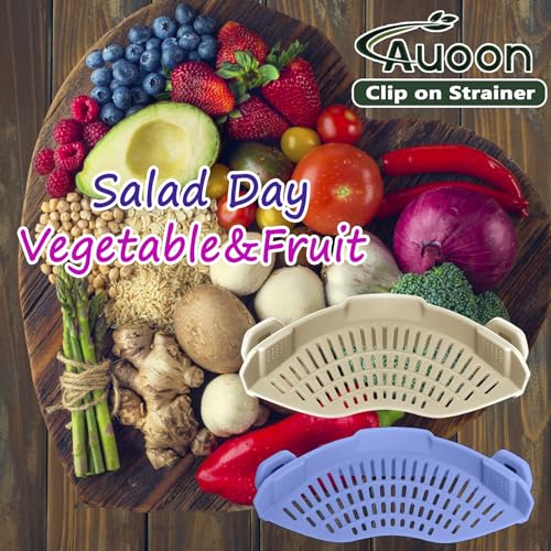 Clip On Pot Strainer Silicone (Blue Velvet / Standard 8.86 x 3.55 in)