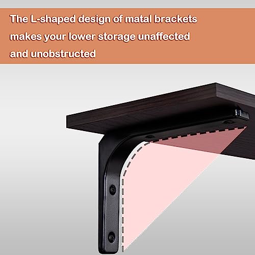 Long Wall Shelves (Espresso / 23.6 Inch)