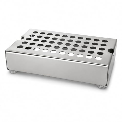 Anti Splash Espresso Cup Riser Stand for Espresso Machines (Silver / 40mm)
