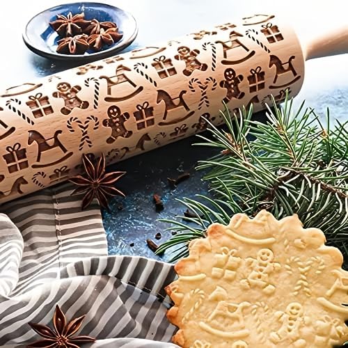 Christmas Rolling Pin (Gingerbread Man)