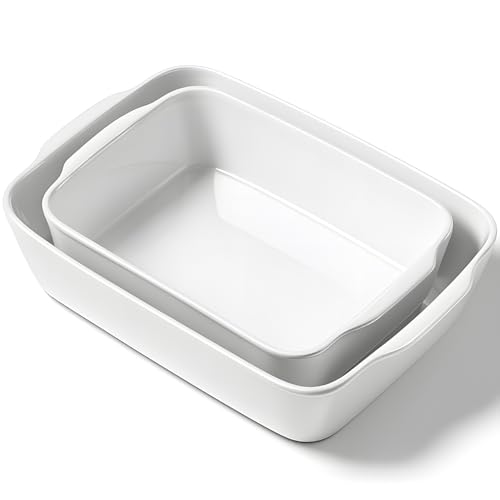 HOMBENE Ceramic Baking Dish (Set of 2 (3.3QT/4.2QT))