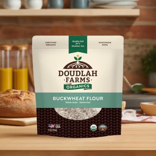 Organic Buckwheat Flour 5 lb (80 Ounce (Pack of 1))