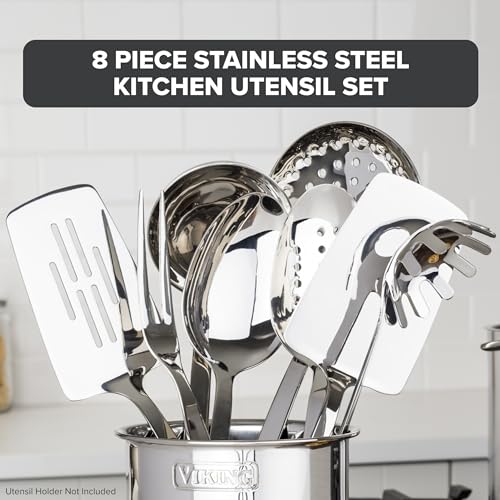 Kitchen Utensils Set (15.5" x 4.75" / 8-Piece Set)