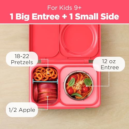 OmieBox UP Kids Insulated Bento Box (Cherry Pink)
