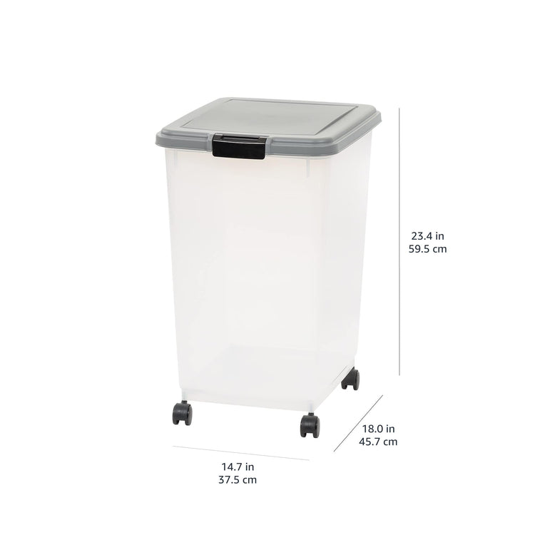 Airtight Pet Food Storage Container with Scoop (69 QT)