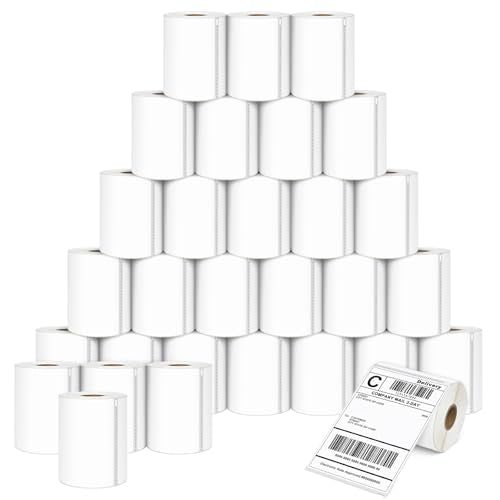 6600 Direct Thermal Labels 4" x 6" (30 Rolls)