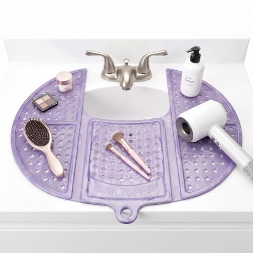 Bathroom Sink Cover for Counter Space (Standard / Lavender)