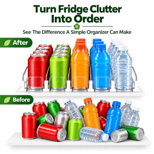 Drink Organizer for Fridge (5Row)