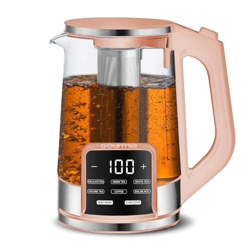 Electric Glass Kettle (Peach)