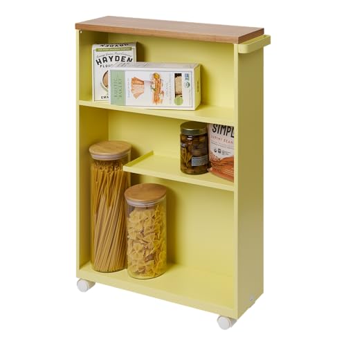 Home Bathroom Cart (Yellow)