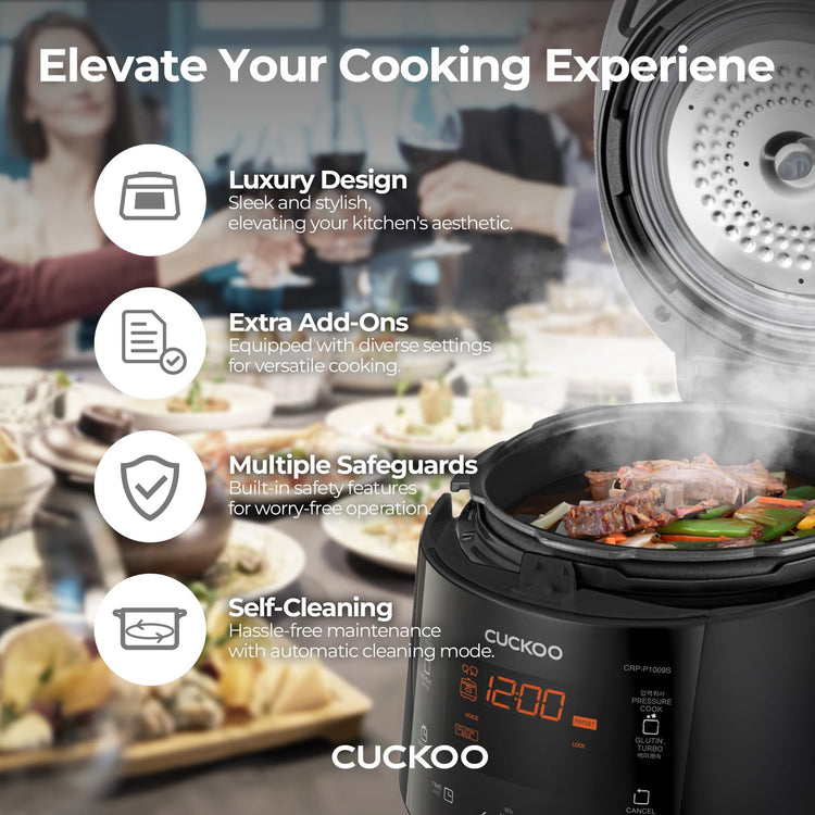High Pressure Rice Cooker (6 CUP / Black)