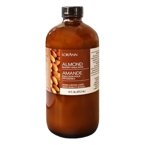 Almond Emulsion & Flavoring For Baking (16 Fl Oz (Pack of 1))