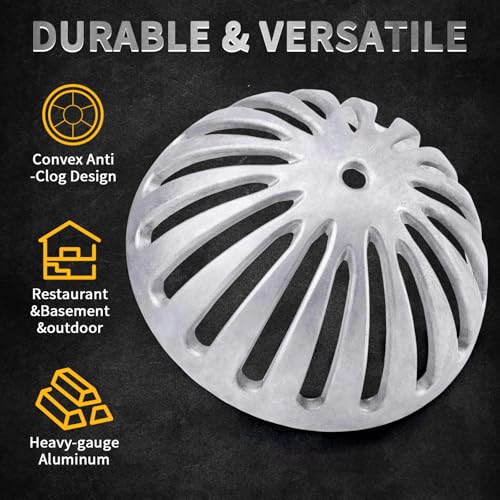 Aluminum Floor Drain Cover (Gray*10)