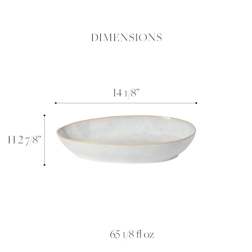 Ceramic 14.25" x 9" Oval Baker (Eivissa Sea Blue / 14" Oval Baker)