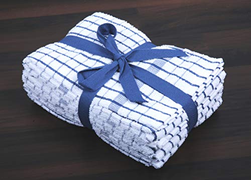 Kitchen Towels Set of 4 (Blue / 20 x 28 Inches - Set of 4)