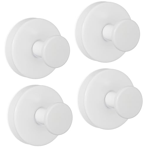 Suction Cup Hooks for Shower (White)