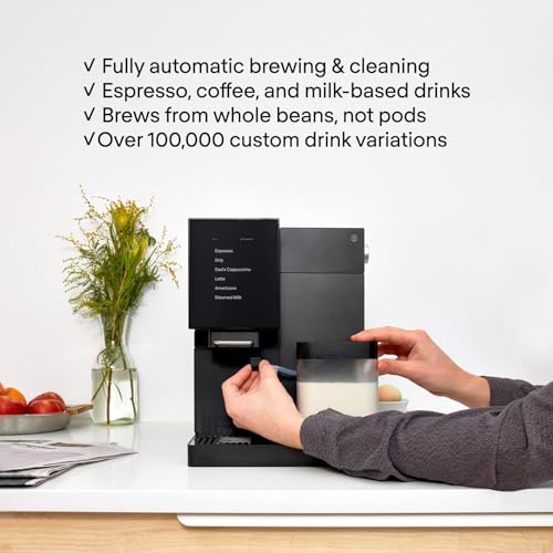 TK 02 Super Automatic Espresso Machine (Black)