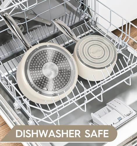 Sauce Pan Sets (White / 1+2+3 Quart)