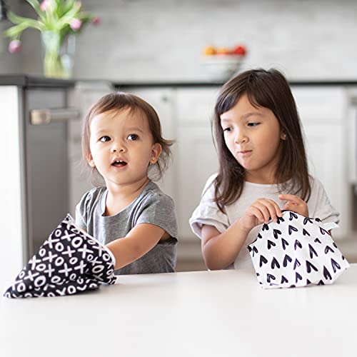 Cloth Snack & Sandwich Bags (Hearts & XOXO)