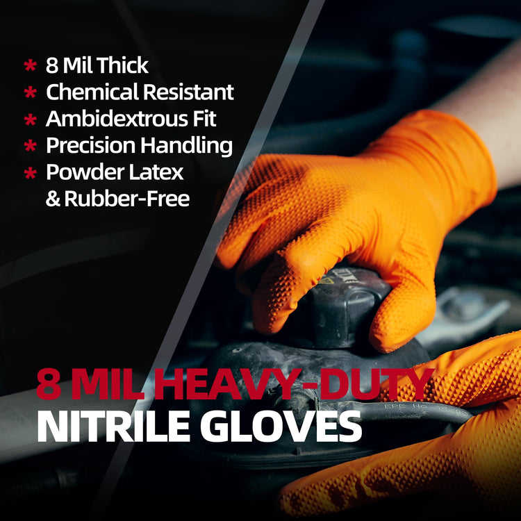 Basic Heavy Duty Nitrile Gloves