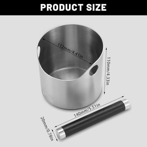 Espresso Knock Box (Silver)