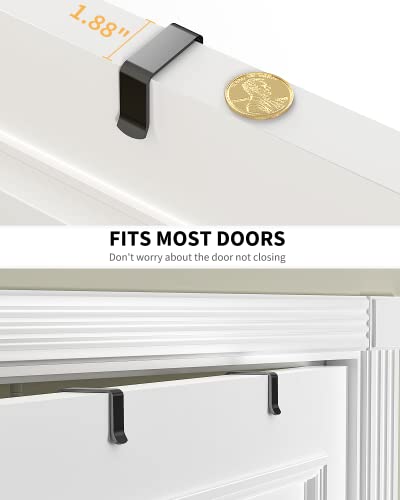 9 Tier Over The Door Pantry Organizer (9-Tier Standard / Black)