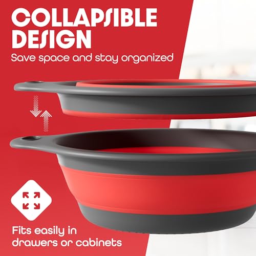 Strainer with Self (1 Pack / Red)