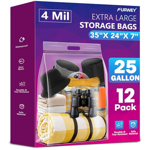 25 Gallon Storage Bags (25 gal - 12 pack)