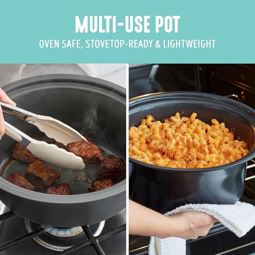 6QT Ceramic Nonstick Slow Cooker (Turquoise / 6 Quarts)