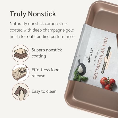 9 x 13 inch Cake Baking Pan Nonstick (9x13'' Pan)