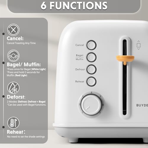DT620 2 Slice Toaster (2-Slice / Arctic White)