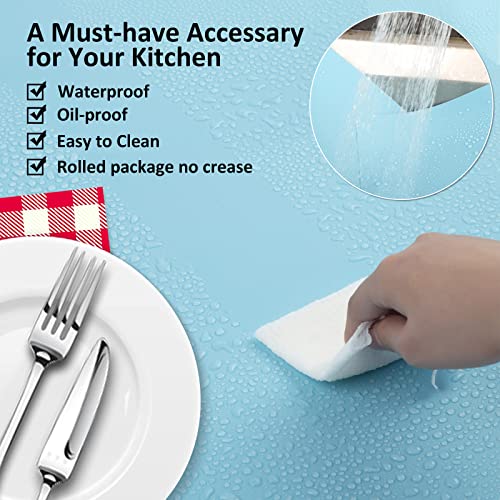 Large Silicone Heat Resistant Mat 78.7” x 15.7” (78.7"L x 15.7"W / Cyan)