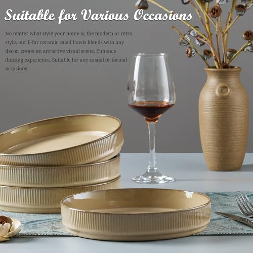 Pasta Bowls Set of 4 (Caramel Khaki)