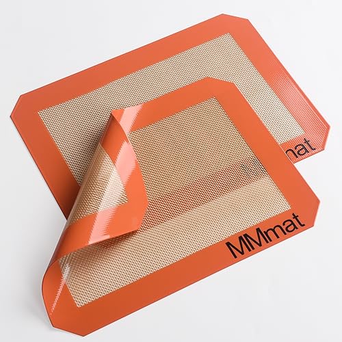 Best German Silicone Baking Mat (Standard Baking Mat / Toaster Oven Size (Set of 2))