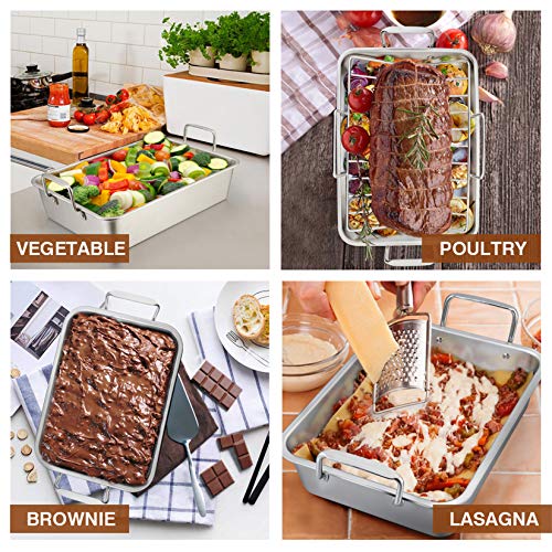 14" Roasting Pan with Racks (Small)