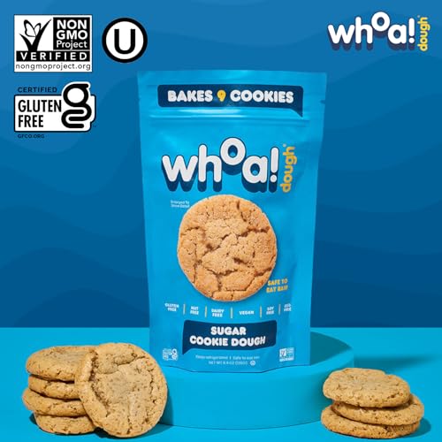 Whoa Dough Ready to Bake Cookie Dough Sugar Cookie (6.9 Ounce (Pack of 12))