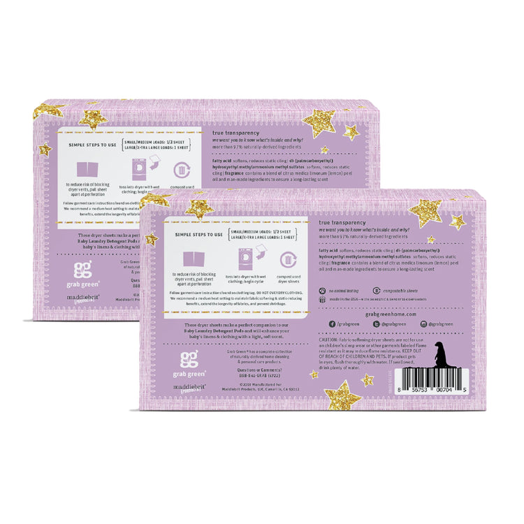 Baby Laundry Dryer Sheets (160 Count (Pack of 2))