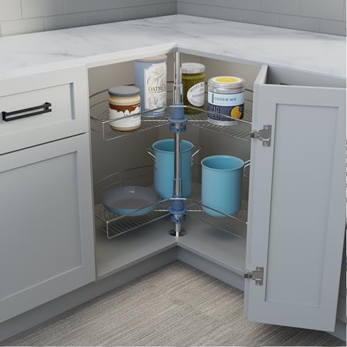Dowell Base Cabinet Kidney Shape Dia.28 270° Lazy Susan (Base Cabinet Kidney Shape Dia.28" 270°)