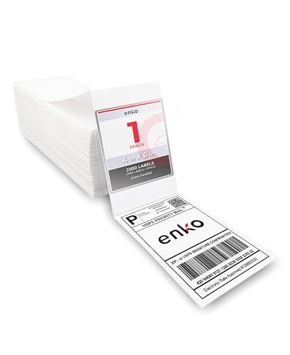 4 x 6 in 1 Stack (1 Stack - 2,000 Labels / Fanfold (2 Labels/Fold))