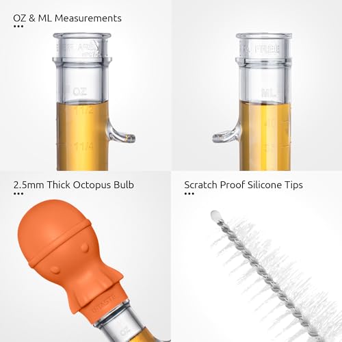 Turkey Baster for Cooking (Orange)