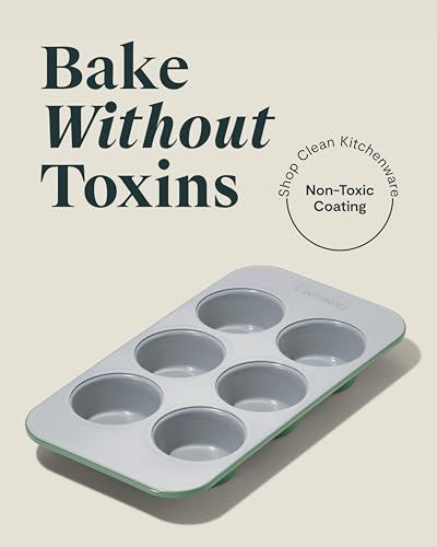 Non Stick Ceramic (Sage / Muffin Pan (6 Cup))