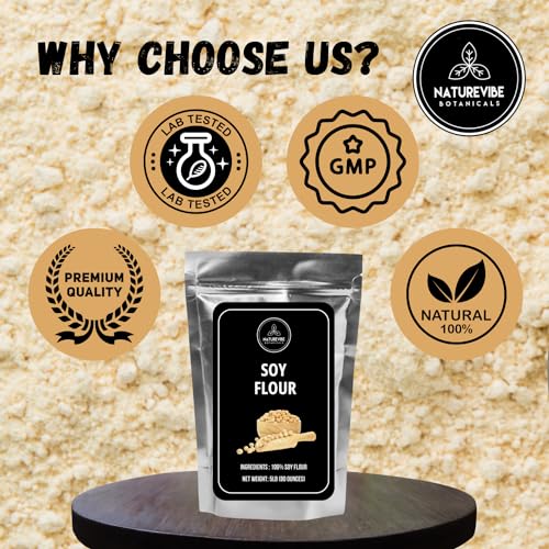 Defatted Soy Flour 5 lb (80 Ounce (Pack of 1))