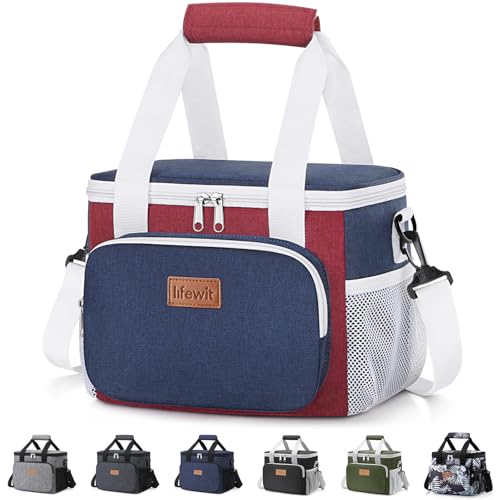 Medium Lunch Bag (White & Red & Blue / Medium(9L))