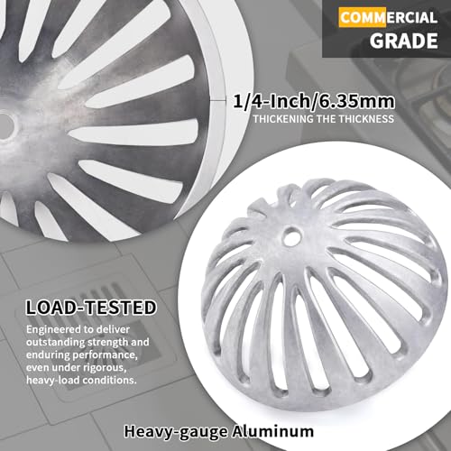 Aluminum Floor Drain Cover (Gray*3)